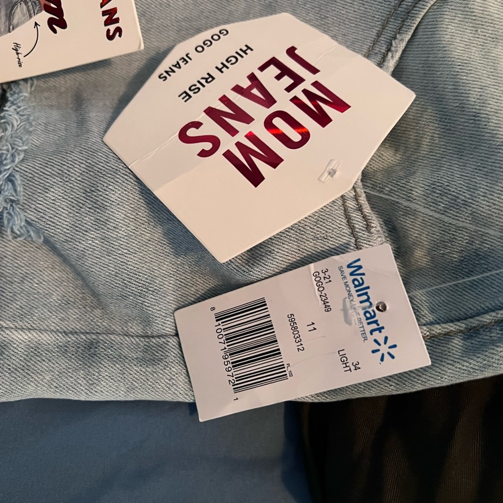 Mom high rise jeans size 11 juniors
